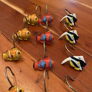 12 shower curtain hooks